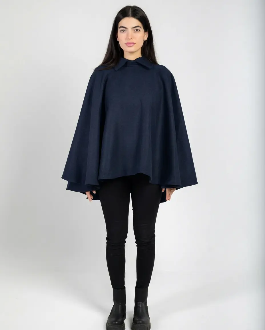 Signature Wool Cape